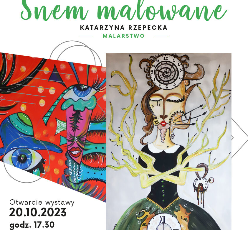 Sztuka Snem Malowane: Wystawa Malarstwa Katarzyny Rzepeckiej w Monieckim Ośrodku Kultury