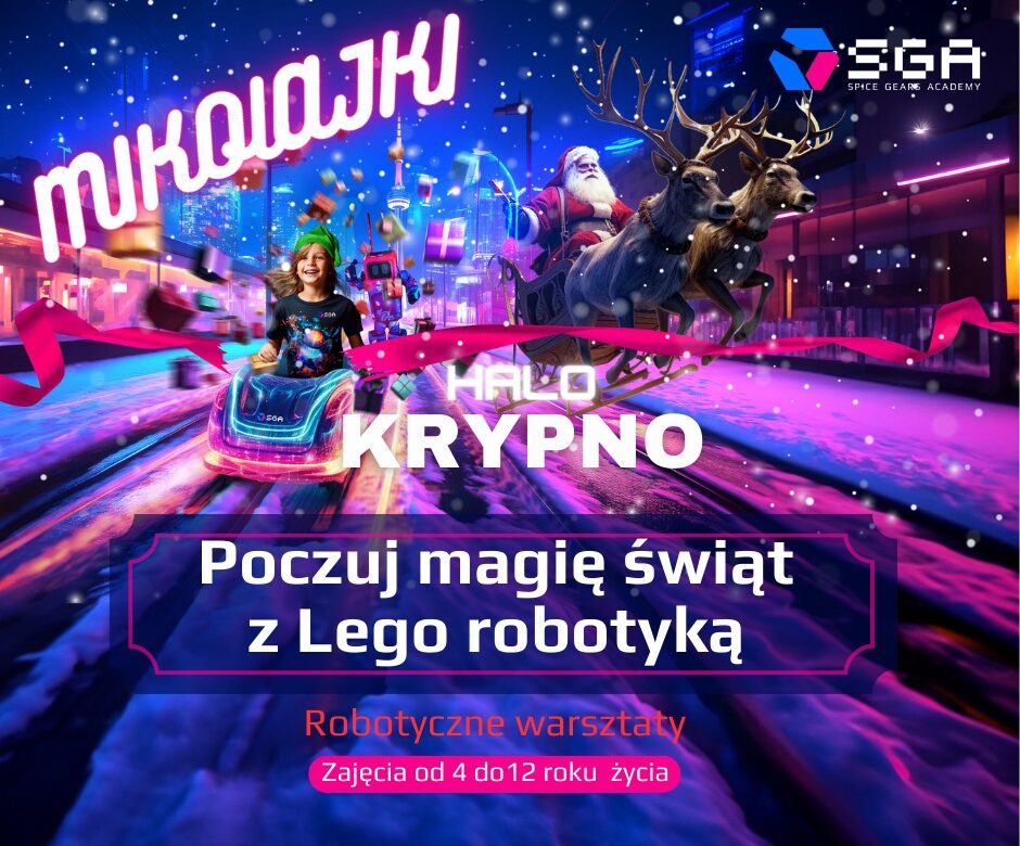 Mikołajkowe Warsztaty LEGO w KRYPNIE: Tworzymy Świąteczne Cuda z Klocków!